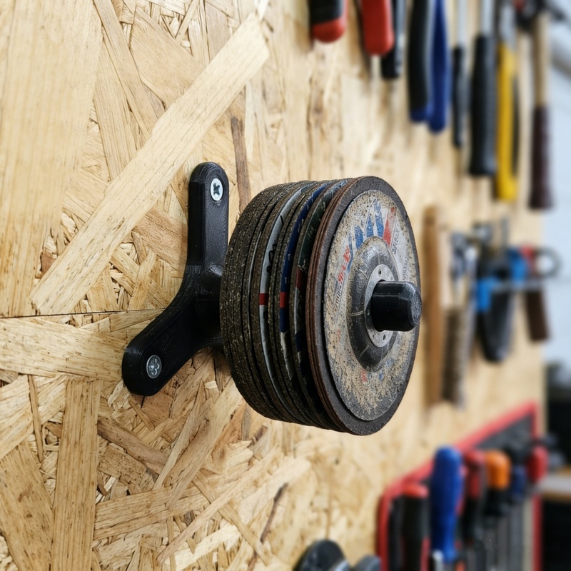 Workshop Tools Rack - 1 Buah Tempat Penggiling Dinding untuk
