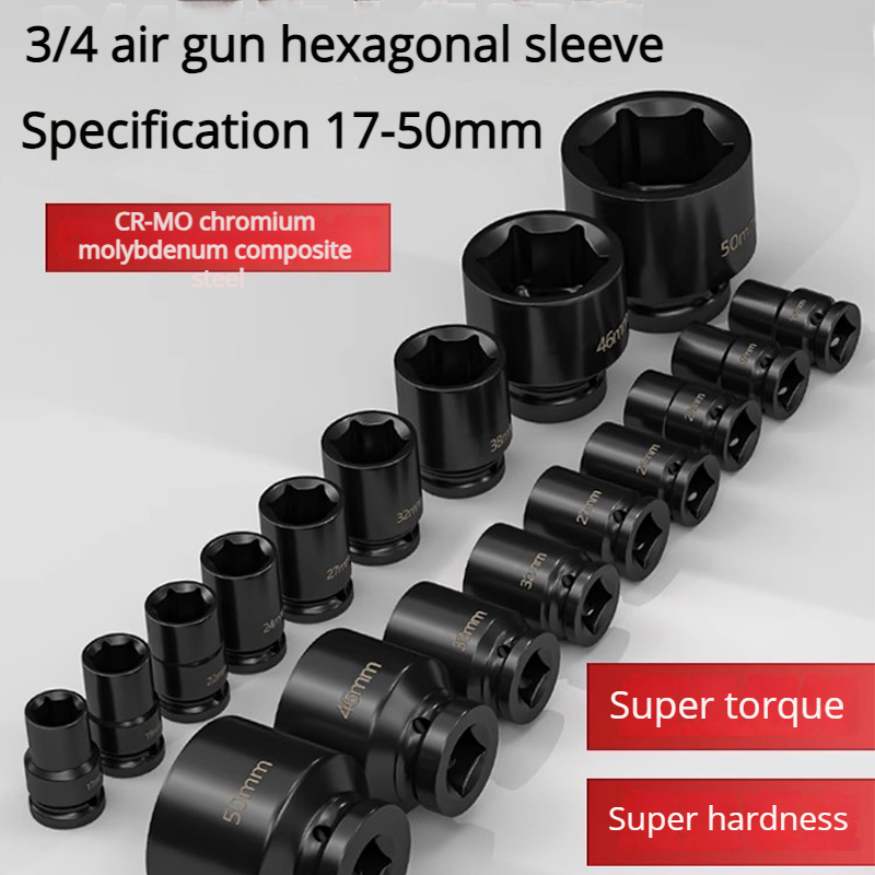 Special Workshop Tools - Set soket tebal tugas berat, 3/4