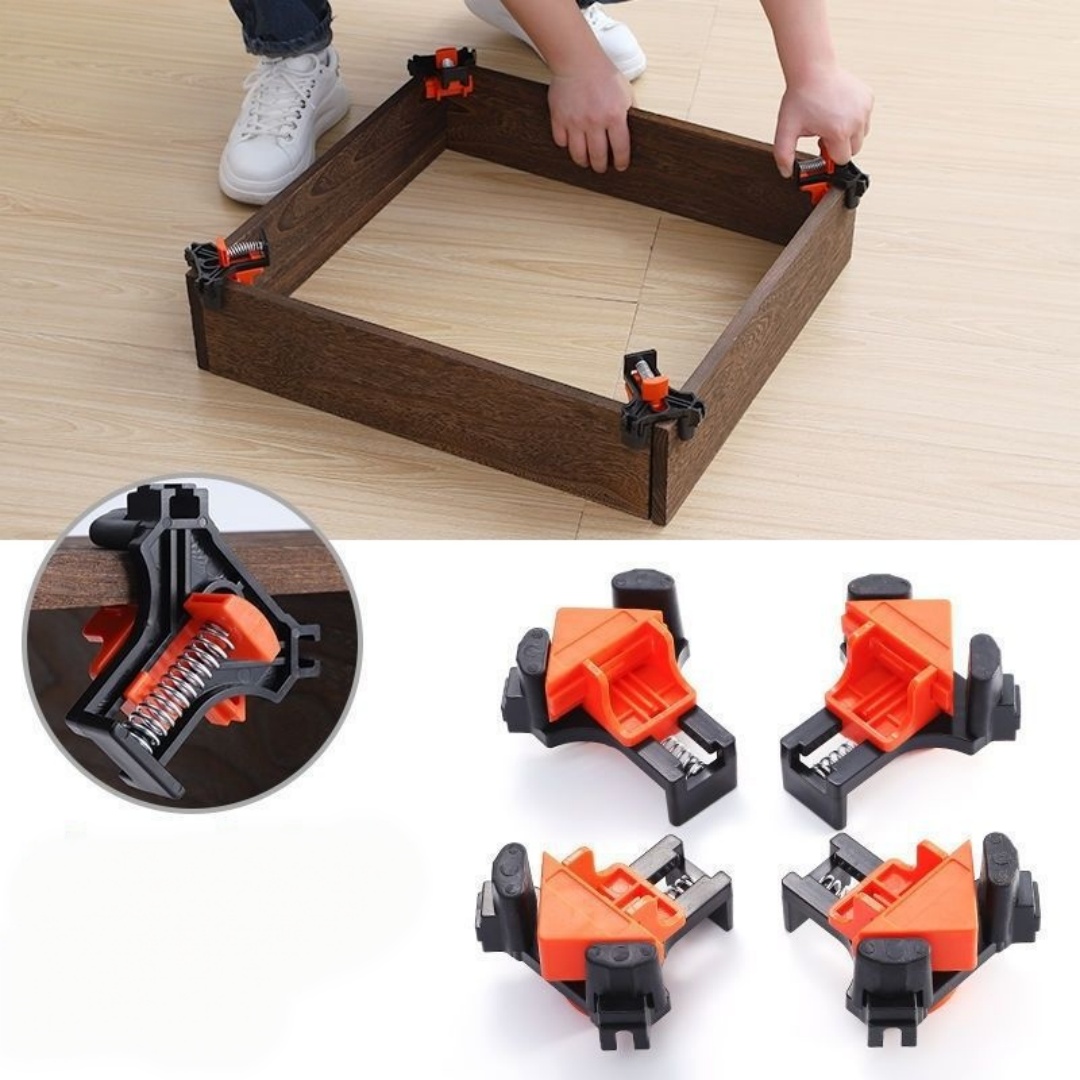 Hand Tools Mechanical Workshop - 4 buah 90 ° Klip Penjepit