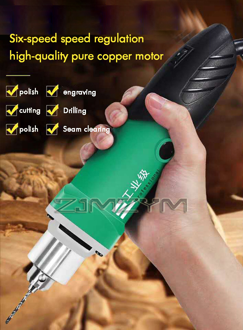 Hand Tools Mechanical Workshop - Mesin Ukir Kayu Listrik 6-Posisi Kecepatan