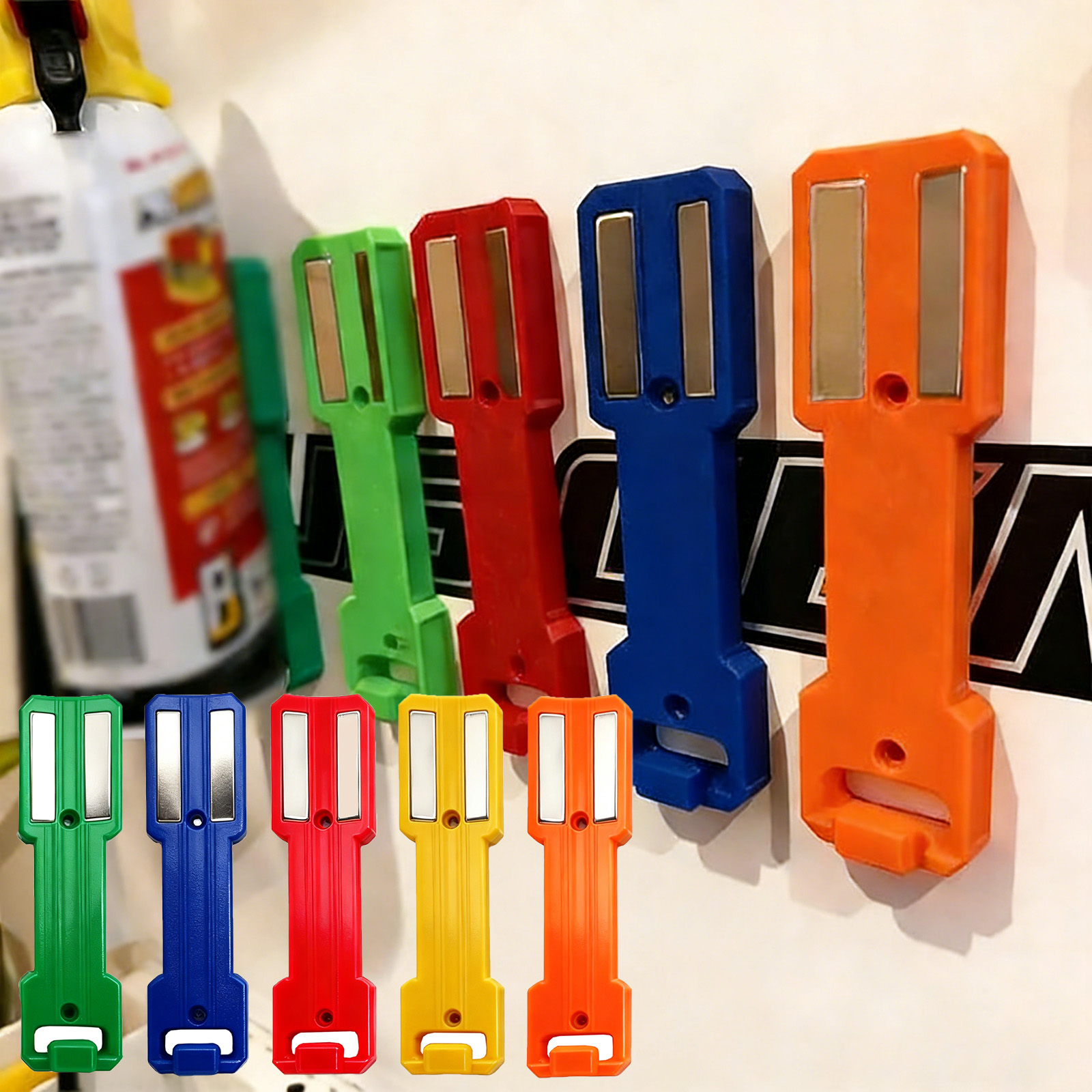 Workshop Tools Rack - Rak Kaleng Aerosol Magnetik 3D, Rak