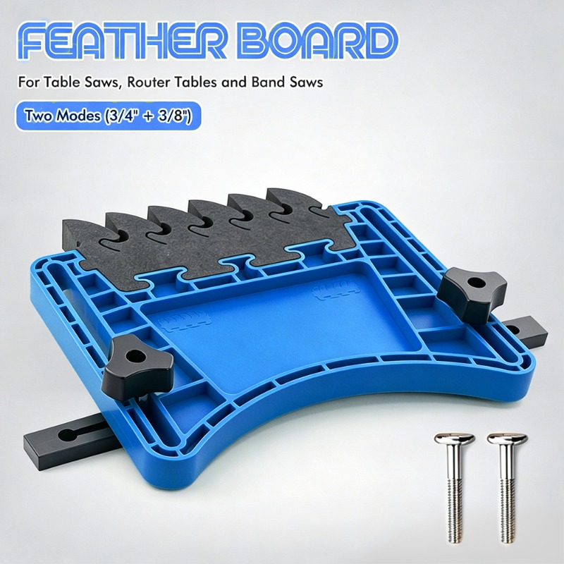 Router Table Insert - Alat Pengaman Anti Kickback Feather Board