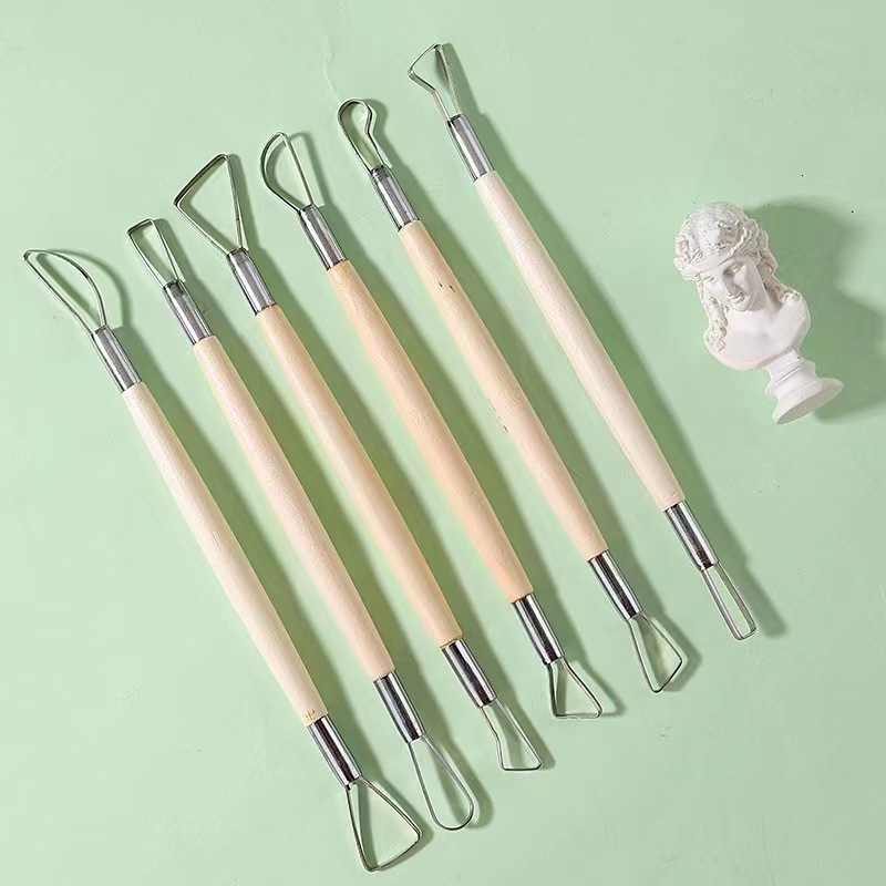 Chisel Set Wood - 6 buah alat ukir patung tanah