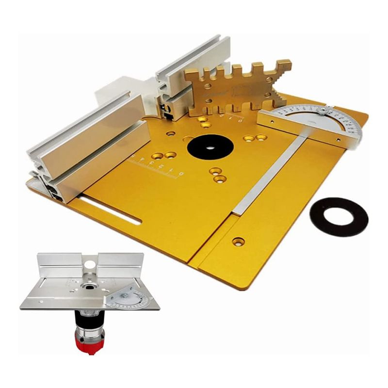 WORTHOWN-Upgrade Aluminium Rou - Router Table Insert ulasan dan harga