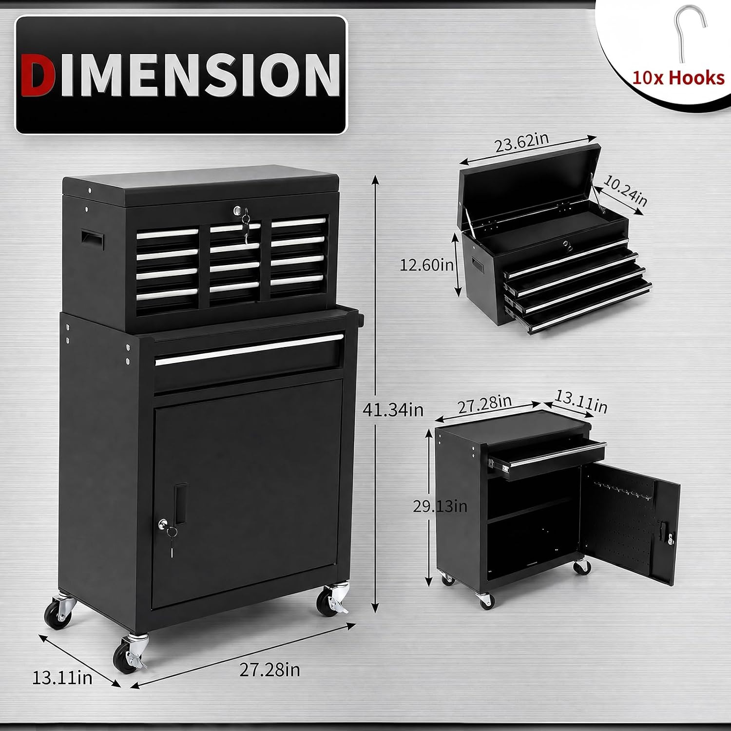 Kabinet Perkakas Beroda 5 Laci - Special Workshop Tools ulasan dan harga