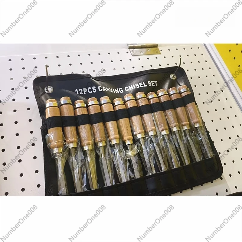 12PCS Set Alat Ukir Kayu Profe - Chisel Set Wood ulasan dan harga