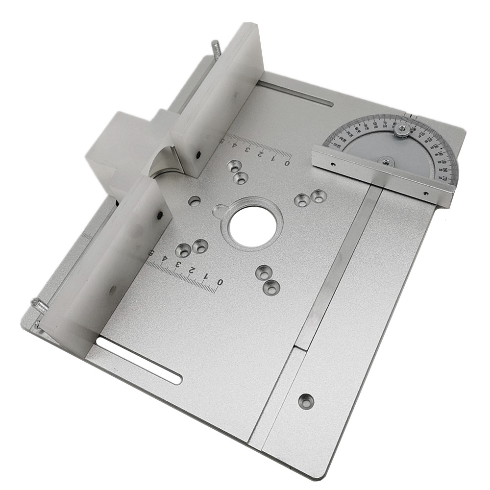 Router aluminium pelat sisip d - Router Table Insert ulasan dan harga