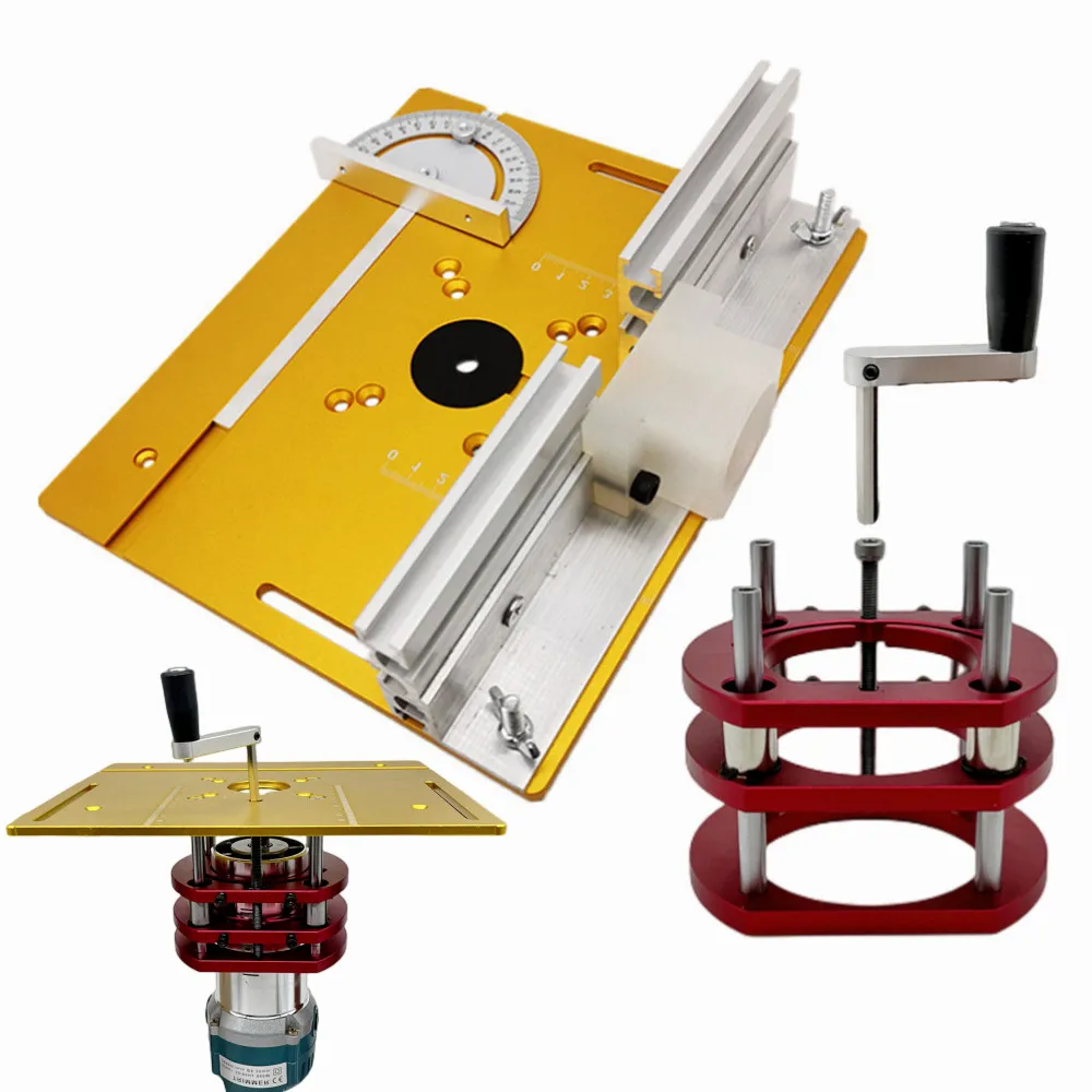 Kit Pengangkat Router Aluminiu - Router Table Insert ulasan dan harga