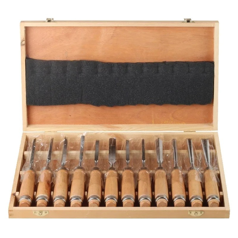 Set Pahat Kayu Manual 12 Buah, - Chisel Set Wood ulasan dan harga