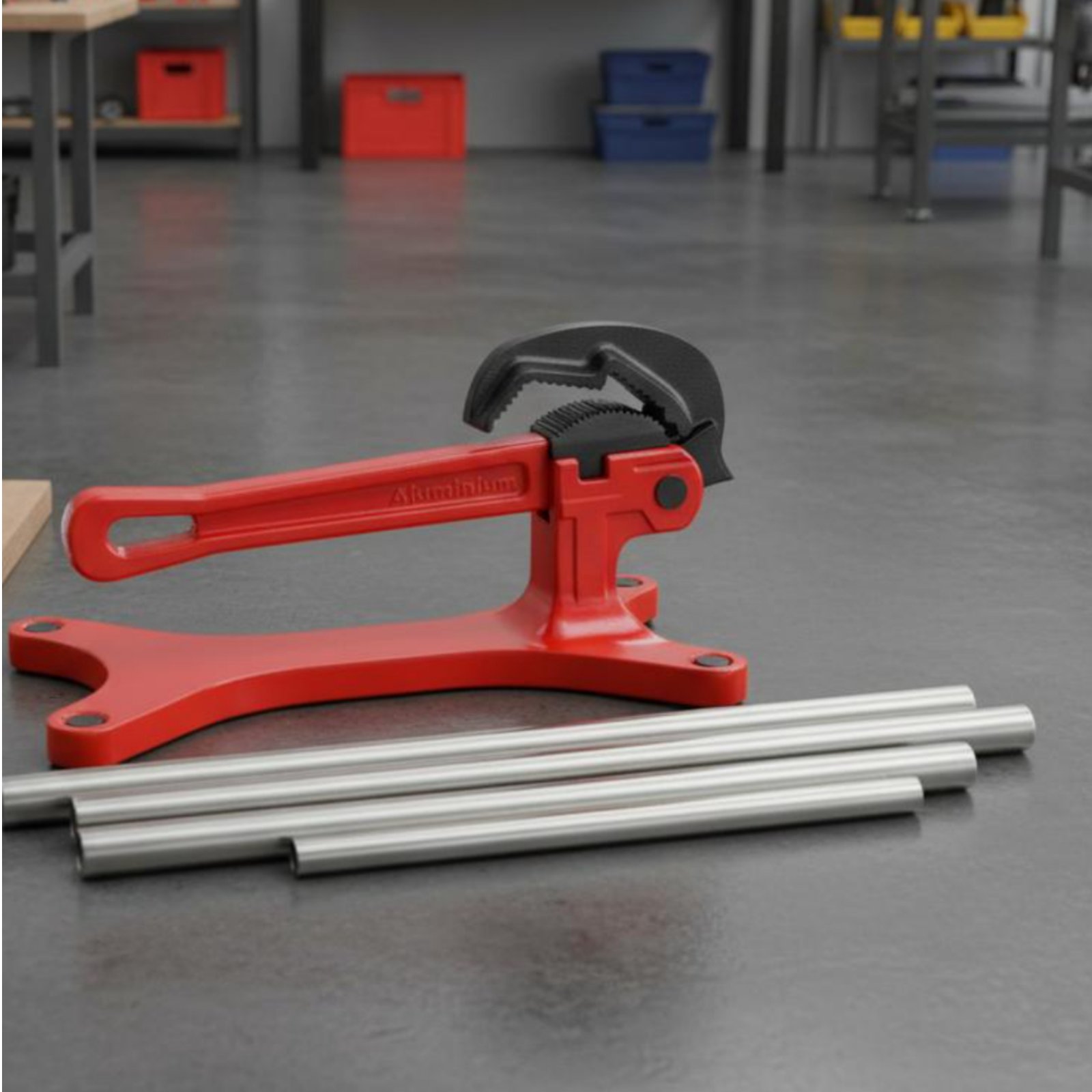 Penjepit Pipa Yoke Pipe Vise,  - Tools In The Workshop ulasan dan harga