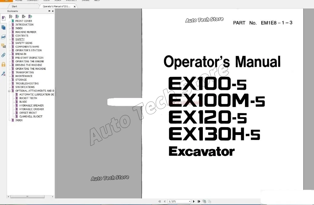 Untuk Hitachi Full Shop Manual - Workshop Tools Pdf ulasan dan harga