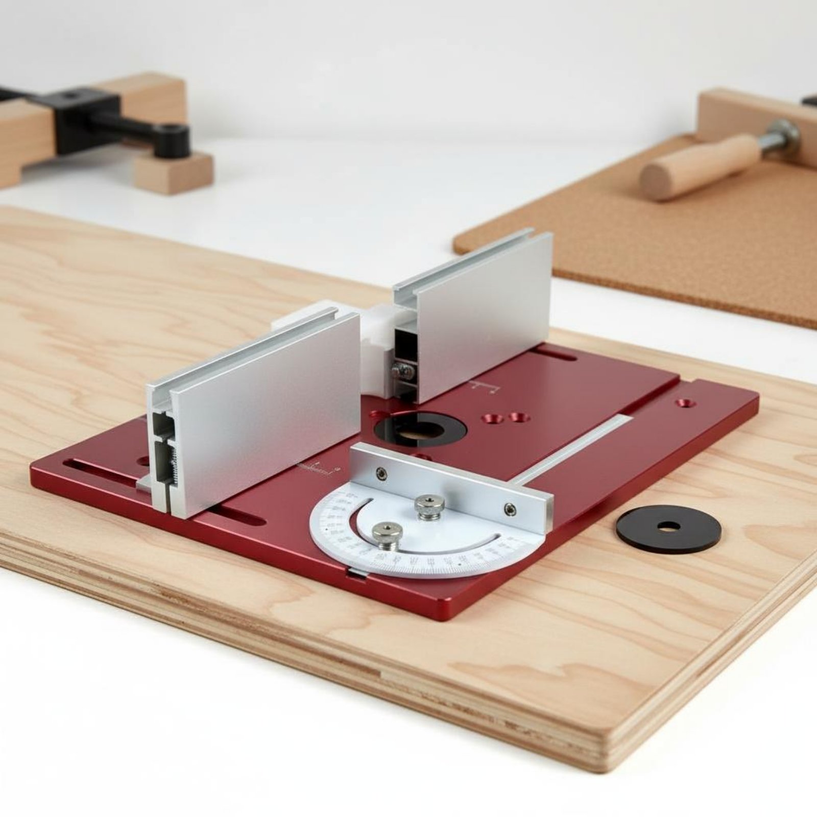 Pelat Flip Router Aluminium de - Router Table Insert ulasan dan harga