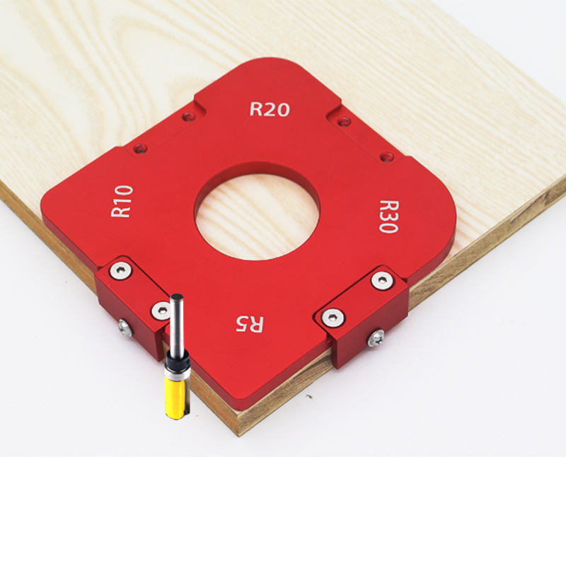 Template Jig sudut bulat R5 R1 - Router Table Insert ulasan dan harga