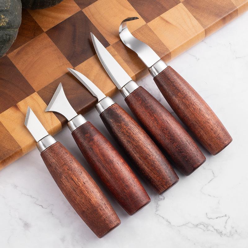 Set Alat Ukir Kayu 5 Buah Baru - Chisel Set Wood ulasan dan harga